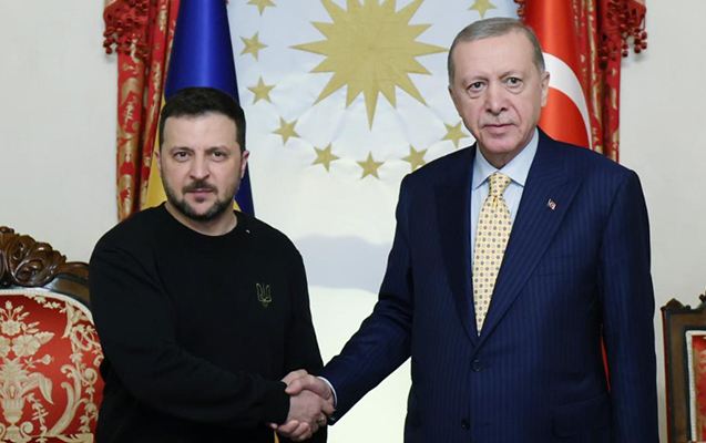 Zelenski Türkiyədədir 