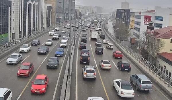 Bakıda bu yollarda tıxac var 