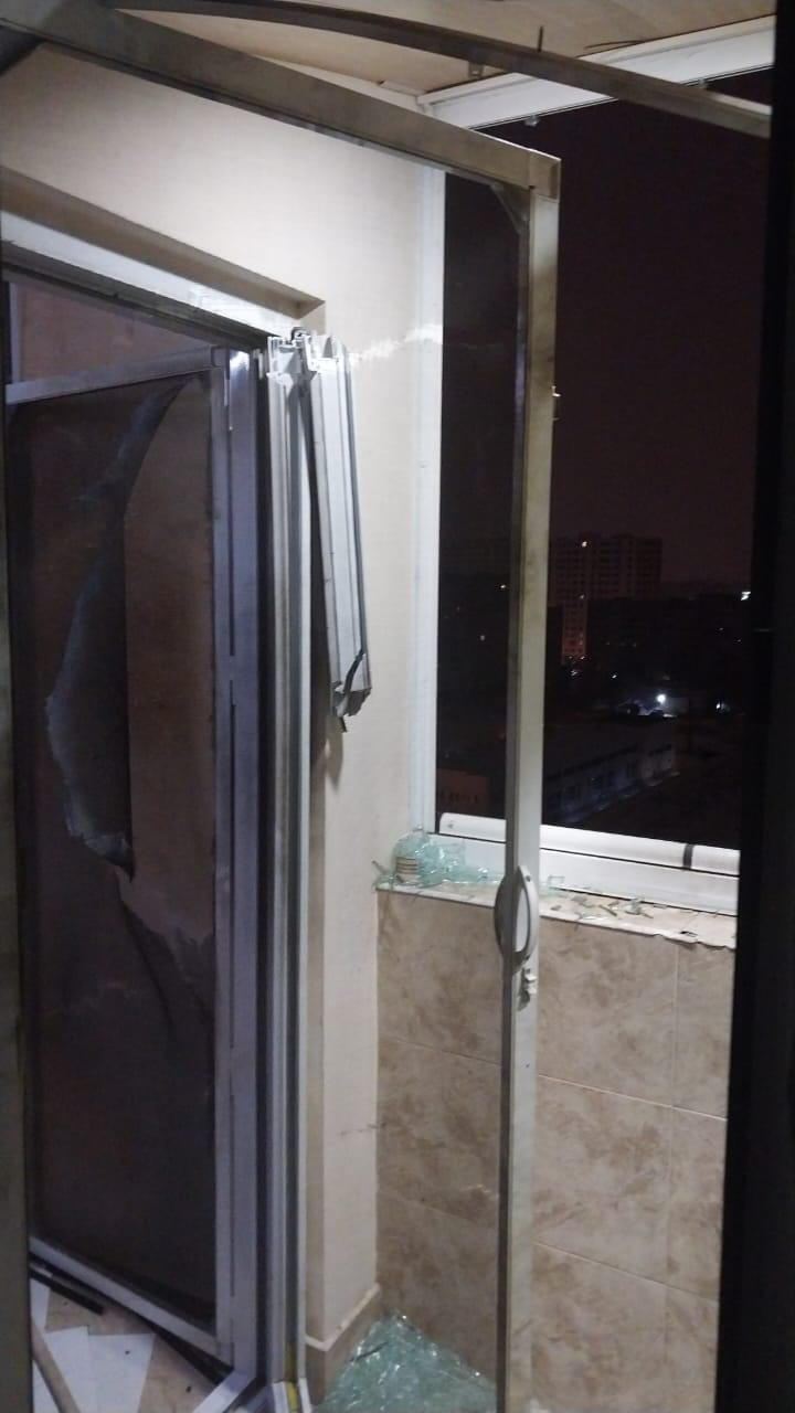 Bakıda yaşayış binasında güclü partlayış - FOTO 