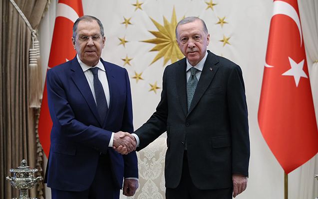 Ərdoğan Lavrovu qəbul etdi 