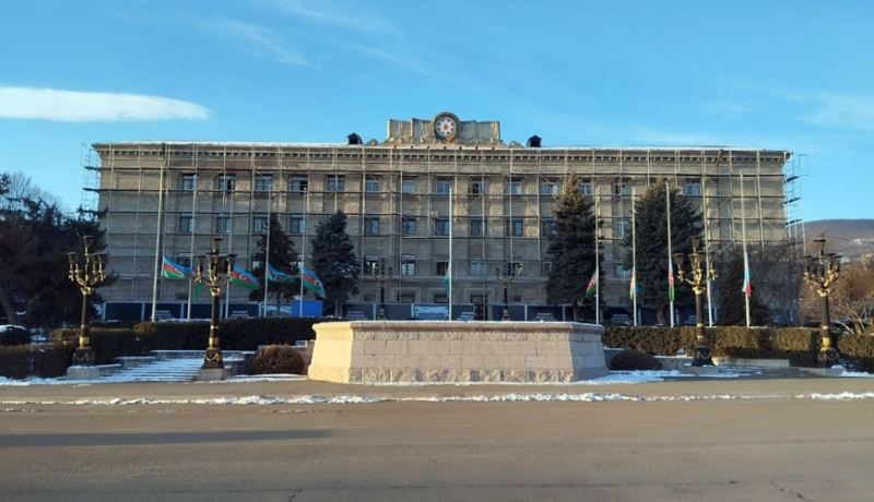 Xankəndi, Xocalı və Ağdərədə bayraqlar endirildi - FOTOLAR 