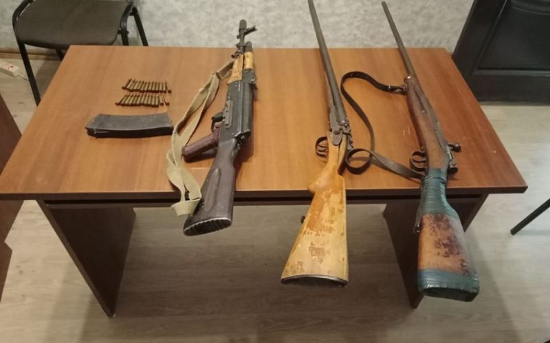 Ötən gün ölkə ərazisində çox sayda silah-sursat aşkarlanıb 