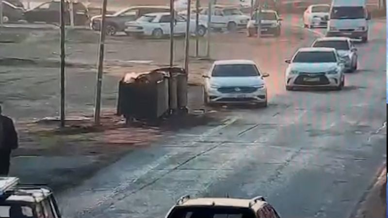 Bakıda sürücü görün nə oyun çıxartdı - ANBAAN görüntüləndi