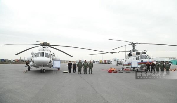 \"Bakı 2025\" təlimi: Helikopterlərin paradı oldu 