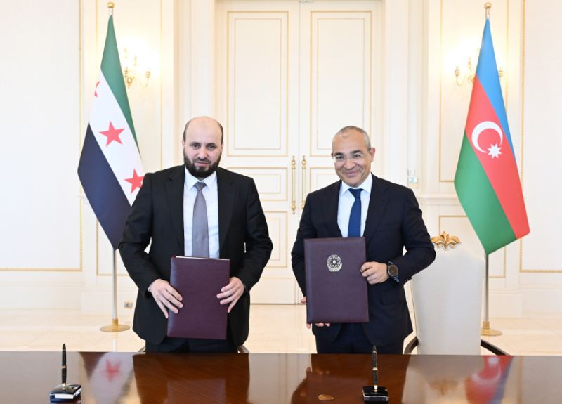 SOCAR ilə Suriya Hökuməti arasında Anlaşma Memorandumu imzalandı - Fotolar 