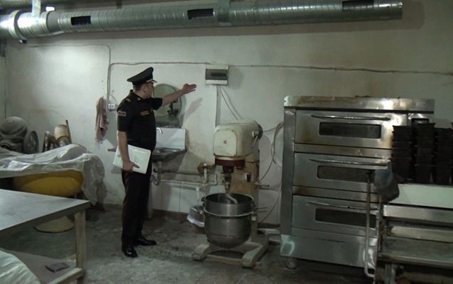 Bakıda çörək sexinin fəaliyyəti dayandırıldı - Video 