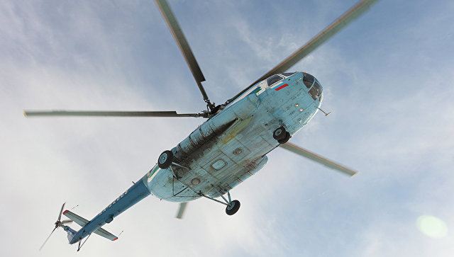 Rusiyada Mi-8 helikopteri radardan itdi 
