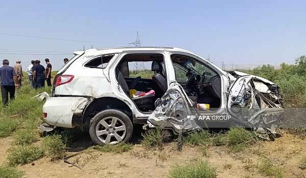 Goranboyda qadın qəza törətdi: özü və nəvəsi öldü 