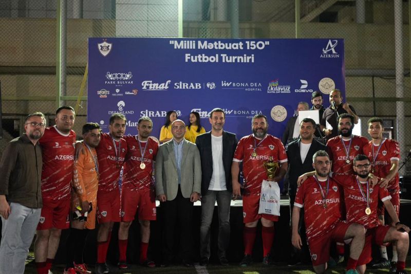 “Milli Mətbuat 150” turnirinə yekun vuruldu 
