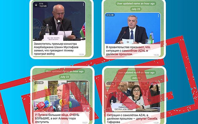 Bir sıra dövlət xadimləri adından saxta açıqlamalar yayıldı - Foto 