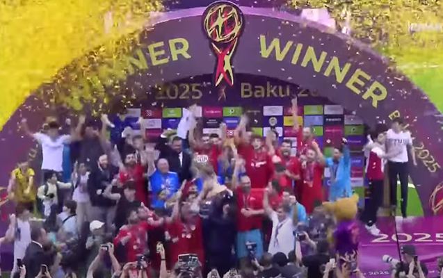 Dünya çempionu olan millimiz mükafatlandırıldı - Video 