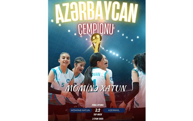 Naxçıvanın voleybol komandası ölkə çempionu oldu 