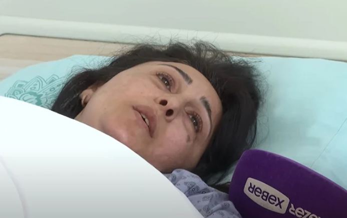 Skuterin vurduğu aktrisa danışdı - Video 