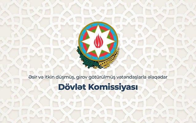 Dövlət Komitəsi əsir və itkin düşmüşlərin ailələrinə müraciət etdi 