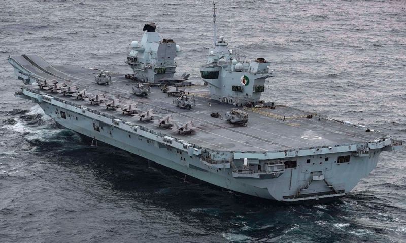 Britaniyanın F35 daşıyan gəmisi İrana istiqamət alıb - VİDEO