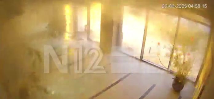 İran raketinin Beer Şevaya düşdüyü an - VİDEO 