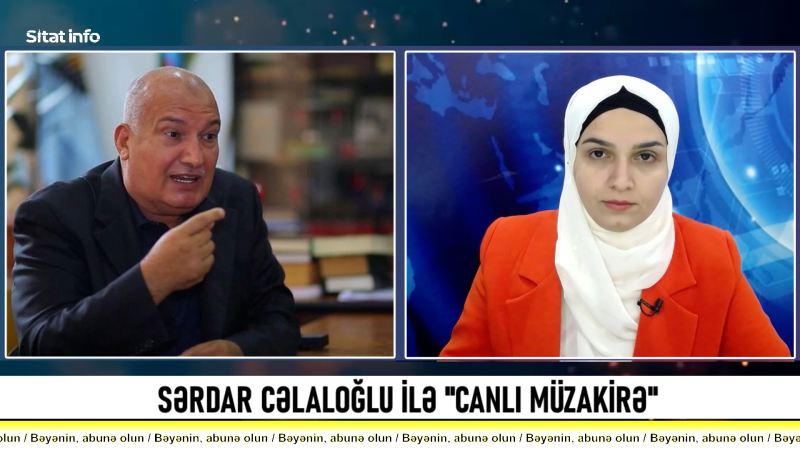 Sərdar Cəlaloğlu ilə \"CANLI MÜZAKİRƏ\" - VİDEO 