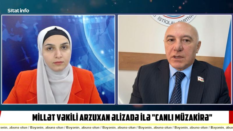 Deputat Arzuxan Əlizadə ilə \"CANLI MÜZAKİRƏ\" 
