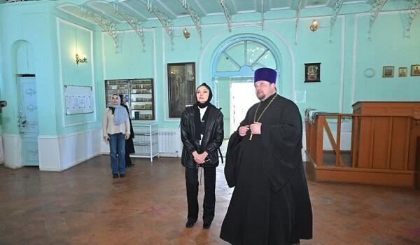 Mehriban Əliyeva Rus Pravoslav kilsəsində oldu - Foto 