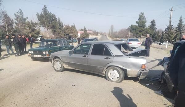 Ağcabədidə zəncirvari qəza: xəsarət alan var 