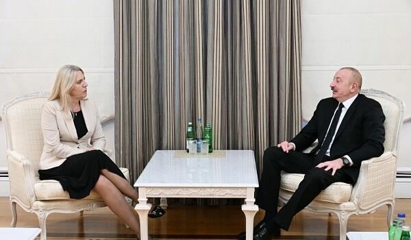 Prezident Jelka Tsviyanoviçlə görüşdü 