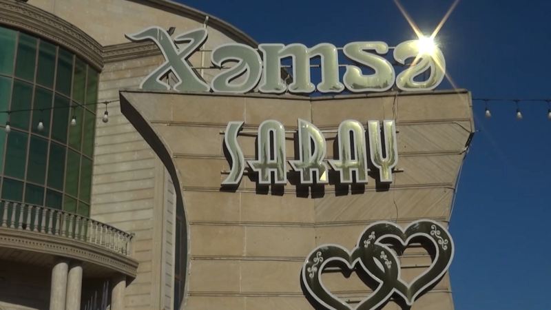 \"Xəmsə\" şadlıq sarayının fəaliyyəti dayandırıldı - VİDEO 