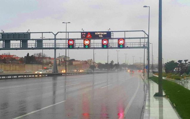 Hava Limanı yolunda sürət həddi endirildi 