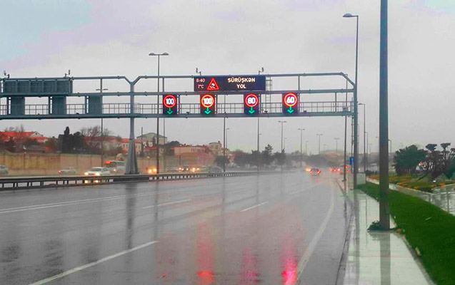 Hava Limanı yolunda sürət həddi endirildi 