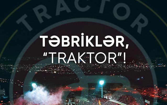 AFFA “Traktor”u təbrik etdi 