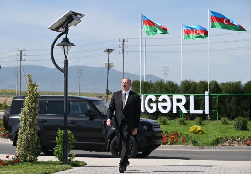 Kəngərli kəndinin birinci mərhələsinin açılışı oldu - Fotolar - Yenilənib 