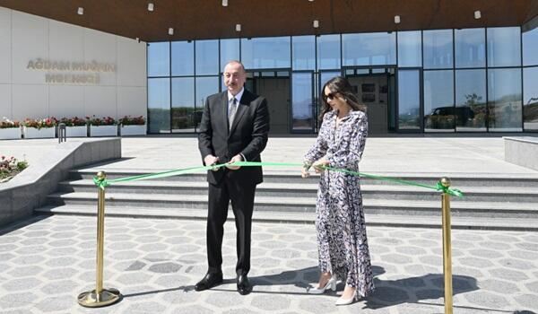 Prezident və xanımı Ağdam Muğam Mərkəzinin açılışında... - Foto 