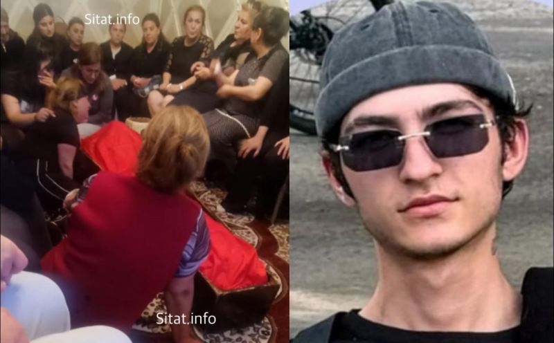 Gəncədə öldürülən Elgünün anası oğlu ilə vidalaşır - Son fotosu...