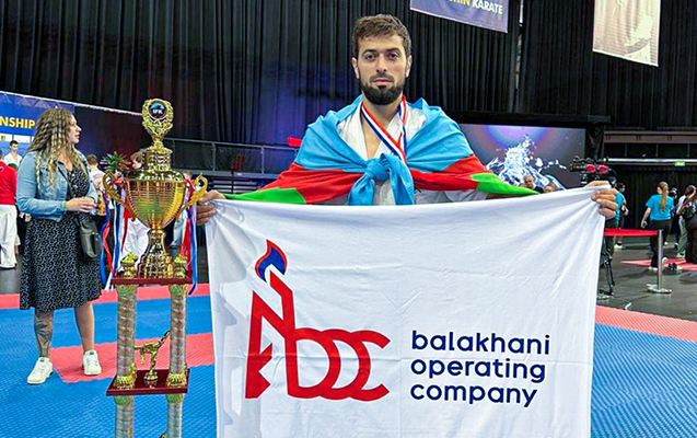 Balaxanı neftçisi evə ikiqat dünya çempionu kimi döndü 