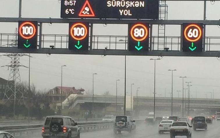 Sürücülərin nəzərinə: Bu yolda sürət həddi endirildi 