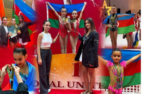 ProSport Gimnastika Klubunun yetirmələri Dubayda keçirilən beynəlxalq turnirdə uğur qazanıblar / FOTOLAR