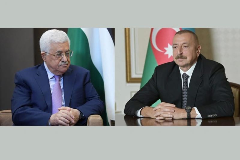 Fələstin Prezidenti İlham Əliyevi Zəfərin 5-ci ildönümü münasibətilə təbrik edib 