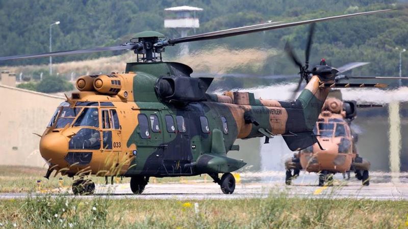 Türkiyədə helikopter qəzaya uğradı 