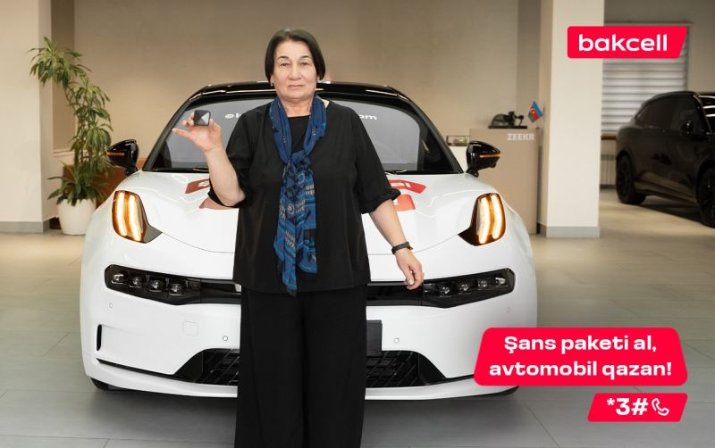 “Bakcell”in lotereyasında 6-cı lüks avtomobil uduldu 