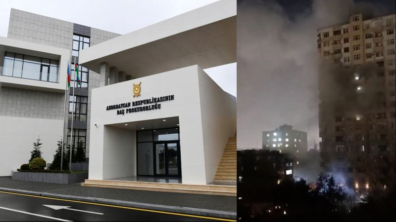 Üç nəfərin öldüyü yanğınla bağlı cinayət işi açıldı 
