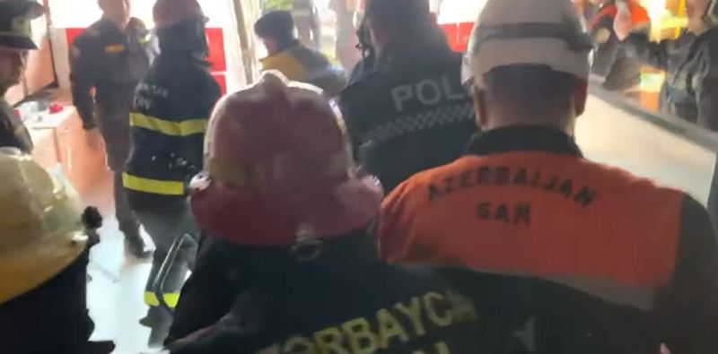 Partlayışda yaralananlar belə xilas edildi  -  Anbaan GÖRÜNTÜLƏR 