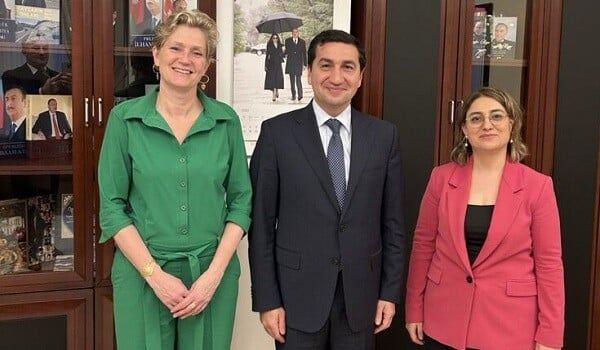 Hikmət Hacıyev Niderland səfiri ilə görüşdü 