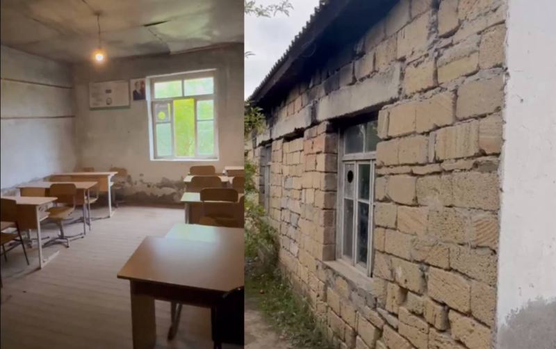İmişlidə Milli Qəhrəmanın adını daşıyan məktəb acınacaqlı durumda - VİDEO