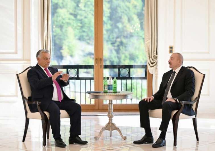 İlham Əliyev Qəbələdə Viktor Orban ilə görüşdü 