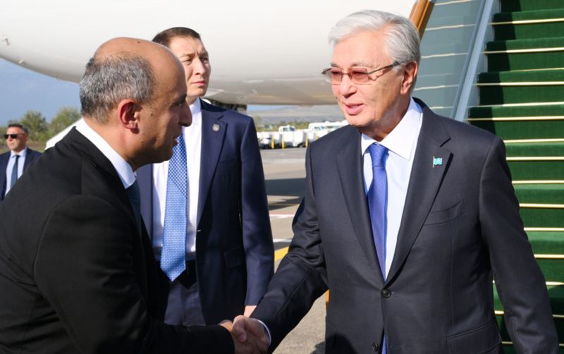 Tokayev də Azərbaycana gəldi - Fotolar 