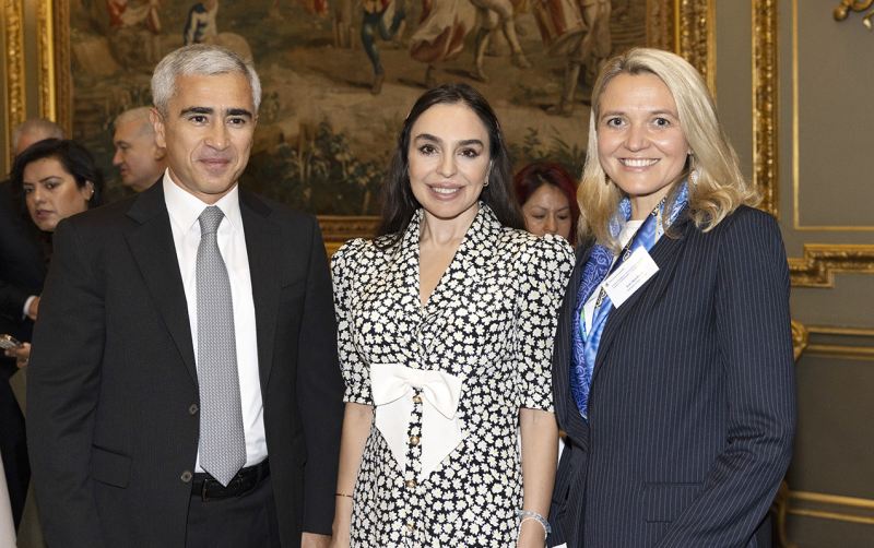 Leyla Əliyeva Londonda yüksəksəviyyəli iqlim dialoqunda - Fotolar 