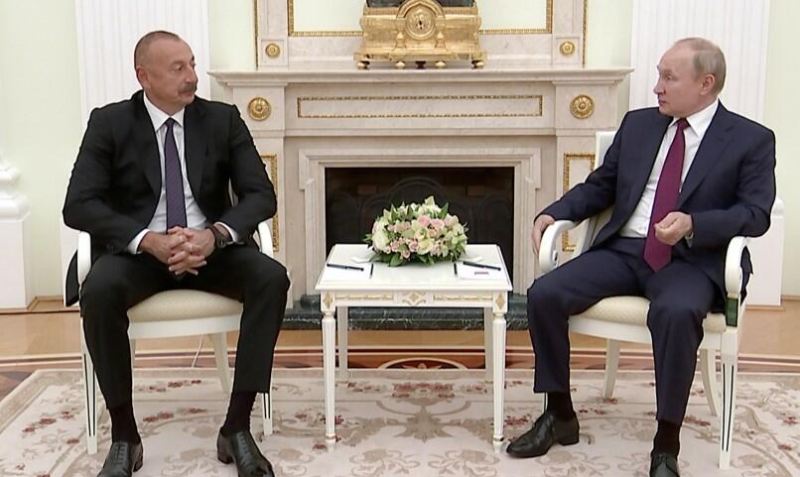 İlham Əliyev Putinə təşəkkür etdi 