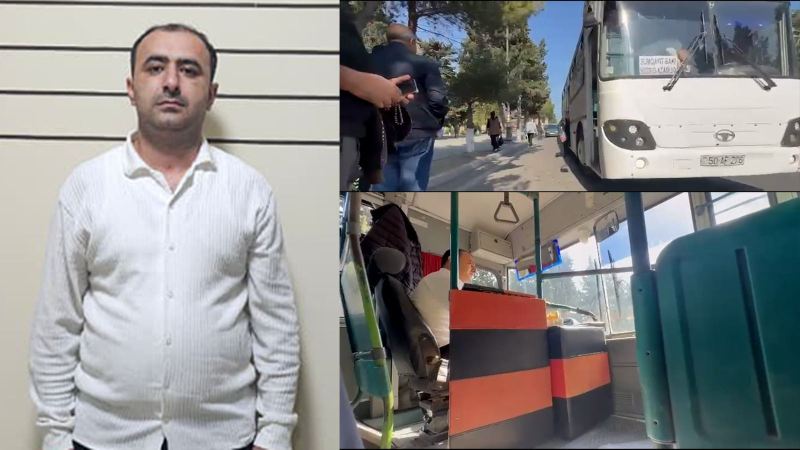 Sumqayıtda narkotik vasitənin təsiri altında sərnişin avtobusu idarə edən sürücü həbs olunub 