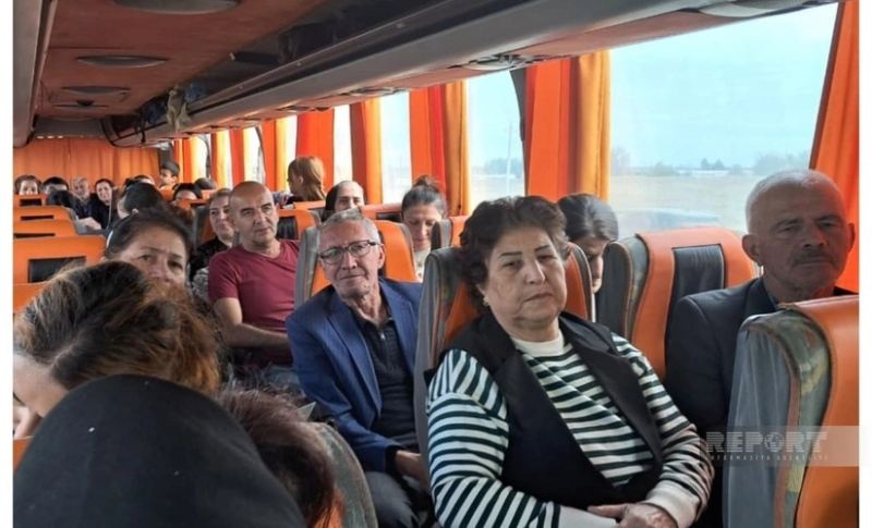Xocalının Təzəbinə kəndinə növbəti köç karvanı yola salındı 