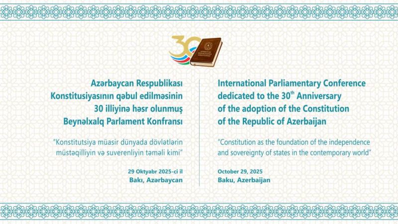 Milli Məclisdə beynəlxalq konfrans keçiriləcək 