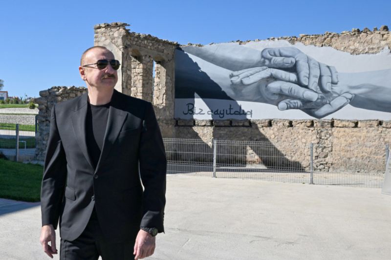 İlham Əliyev Cəbrayılda Horovlu kəndinin açılışında -FOTO 